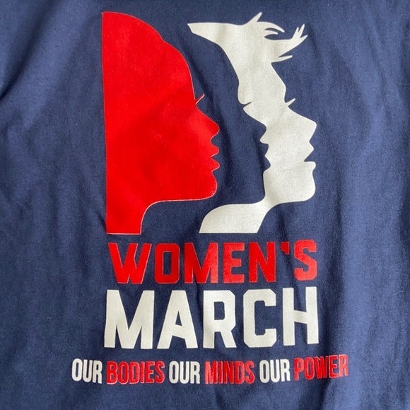 Women’s MARCH Our Bodies Our Minds Our Power Tee Size Small - Picture 3 of 7
